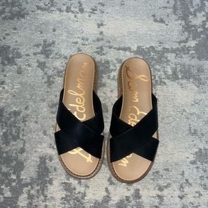 Sam Edelman Espadrille and Leather Sandals